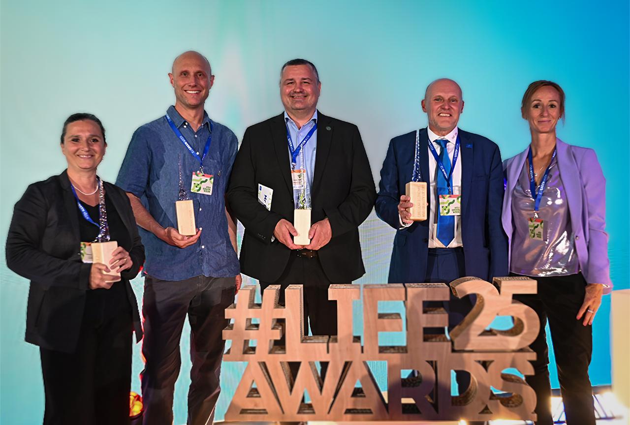 Projekt LIFEPOPWAT získal prestižní cenu LIFE Awards jako první v historii Česka.